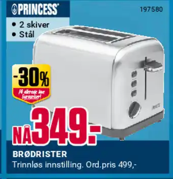 Europris BRØDRISTER tilbud