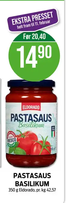 Kiwi PASTASAUS BASILIKUM tilbud
