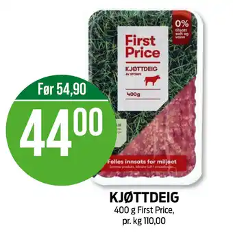 Kiwi KJØTTDEIG tilbud