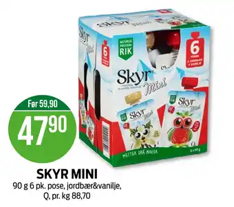 Kiwi SKYR MINI tilbud