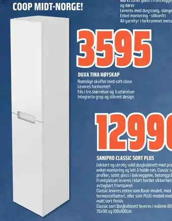 Coop Obs DUXA TINA HØYSKAP tilbud