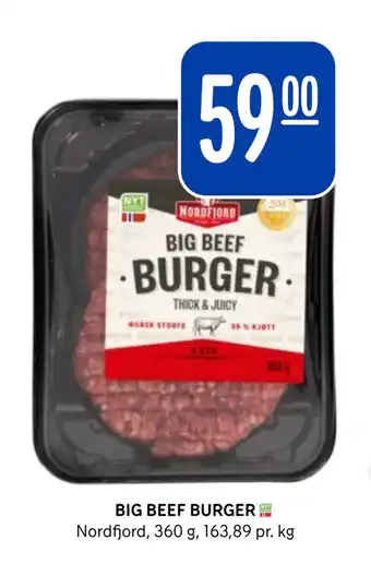 Rema 1000 BIG BEEF BURGER tilbud