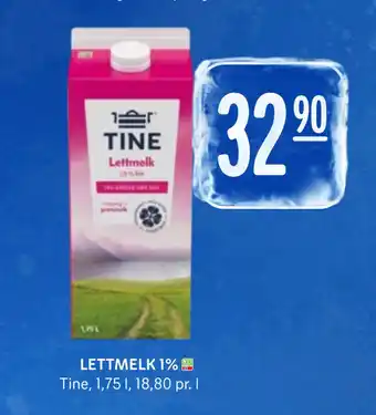 Rema 1000 LETTMELK 1% tilbud