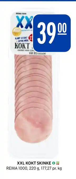 Rema 1000 XXL KOKT SKINKE tilbud