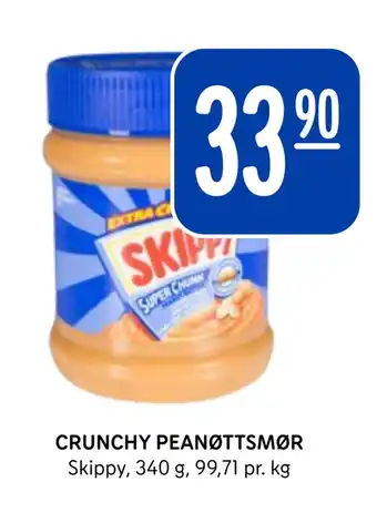 Rema 1000 CRUNCHY PEANØTTSMØR tilbud