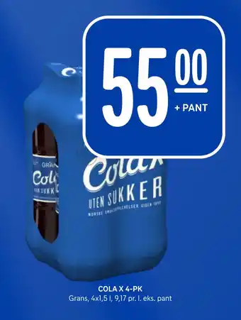 Rema 1000 COLA X 4-PK tilbud