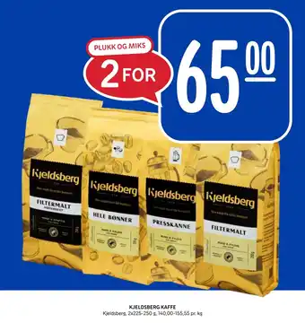 Rema 1000 KJELDSBERG KAFFE tilbud