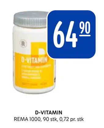Rema 1000 D-VITAMIN tilbud