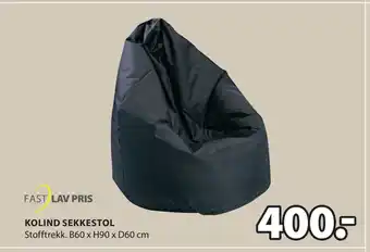 JYSK KOLIND SEKKESTOL tilbud