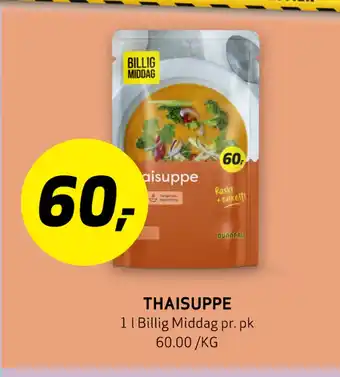 Bunnpris Thaisuppe tilbud