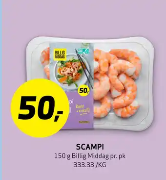 Bunnpris SCAMPI tilbud