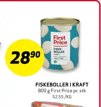 Bunnpris Fiskeboller i kraft tilbud
