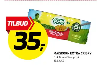 Bunnpris Maiskorn Extra Crispy tilbud