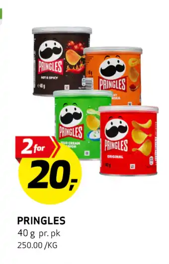 Bunnpris Pringles tilbud