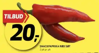 Bunnpris Ukjent paprika tilbud