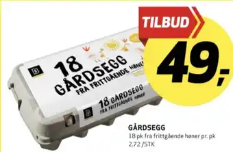 Bunnpris Bunnpris egg tilbud