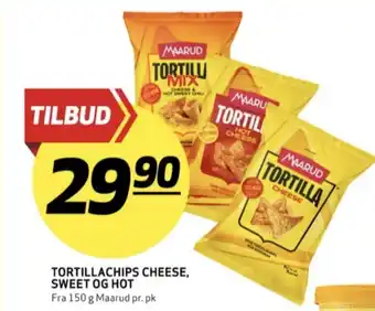 Bunnpris Maarud tortilla cheese chips tilbud