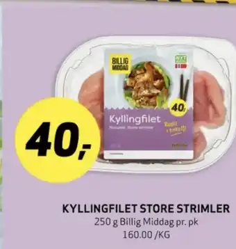 Bunnpris Billig middag kyllingfilet tilbud