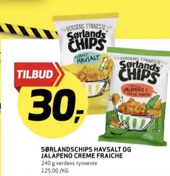 Bunnpris Verdens tynneste chips jalapeno tilbud