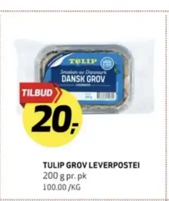 Bunnpris Dansk grov leverpostei tilbud