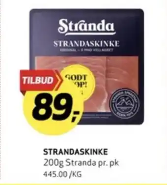 Bunnpris Stranda strandaskinke tilbud