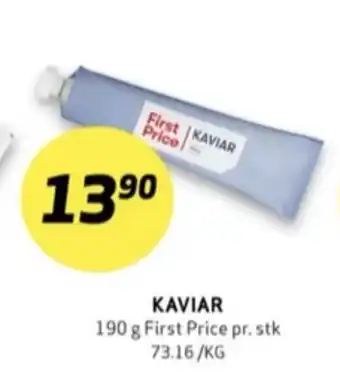 Bunnpris First price kaviar tilbud