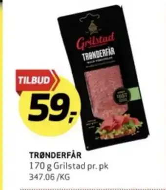 Bunnpris Grilstad trøndefår tilbud