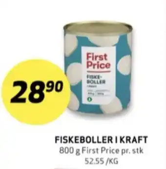 Bunnpris First price fiskeboller tilbud