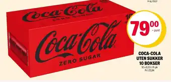 Coop Extra Coca-cola zero brus tilbud