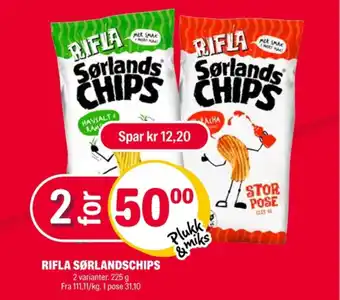 Coop Extra Rifla chips sriracha tilbud