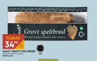 Coop Mega Smak brød tilbud