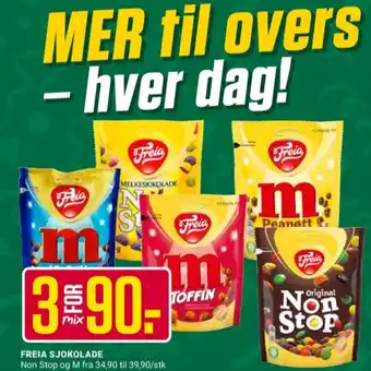 Europris Nonstop sjokoladepose tilbud