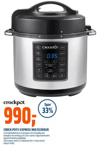 Coop Obs Crock pot slowcooker tilbud