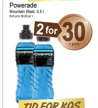Joker Powerade restitusjonsdrikk tilbud