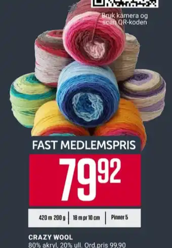 Europris Trysil garn tilbud