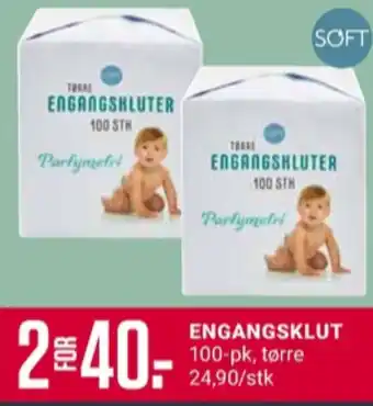 Europris Soft vaskeservietter tilbud
