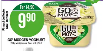 Kiwi Tine yoghurt tilbud