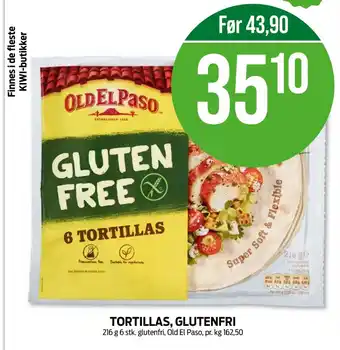Kiwi Old el paso tortillas tilbud