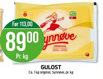 Kiwi Synnøve finden gulost tilbud