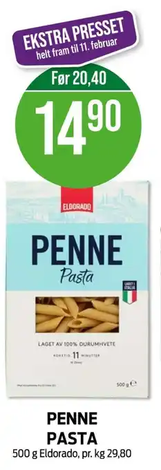 Kiwi Eldorado penne pasta tilbud