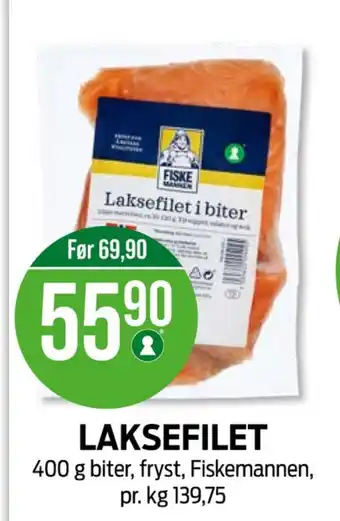 Kiwi Fiskemannen laksefilet tilbud
