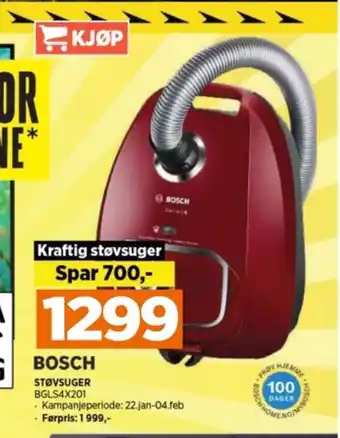 POWER Bosch støvsuger tilbud