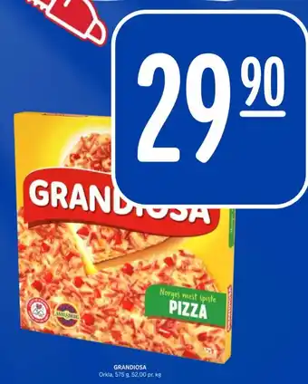 Rema 1000 Grandiosa pizza tilbud