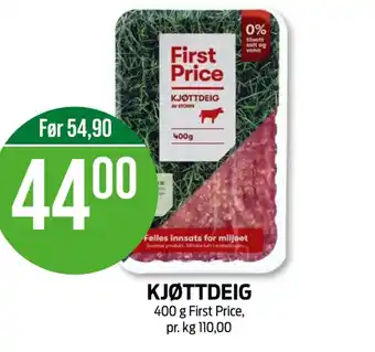 Kiwi First price kjøttdeig tilbud