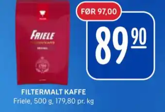 Rema 1000 Friele kaffe formalet tilbud
