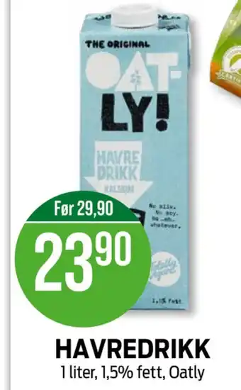 Kiwi Oatly havredrikk tilbud