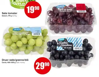 Eurospar Cevita druer tilbud