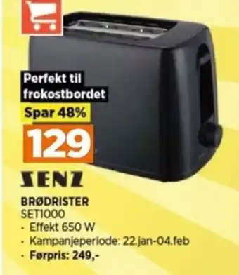 POWER BRØDRISTER tilbud