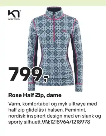 XXL Sport Rose Half Zip, dame tilbud