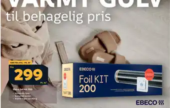 Megaflis Ebeco foil kit 200 tilbud